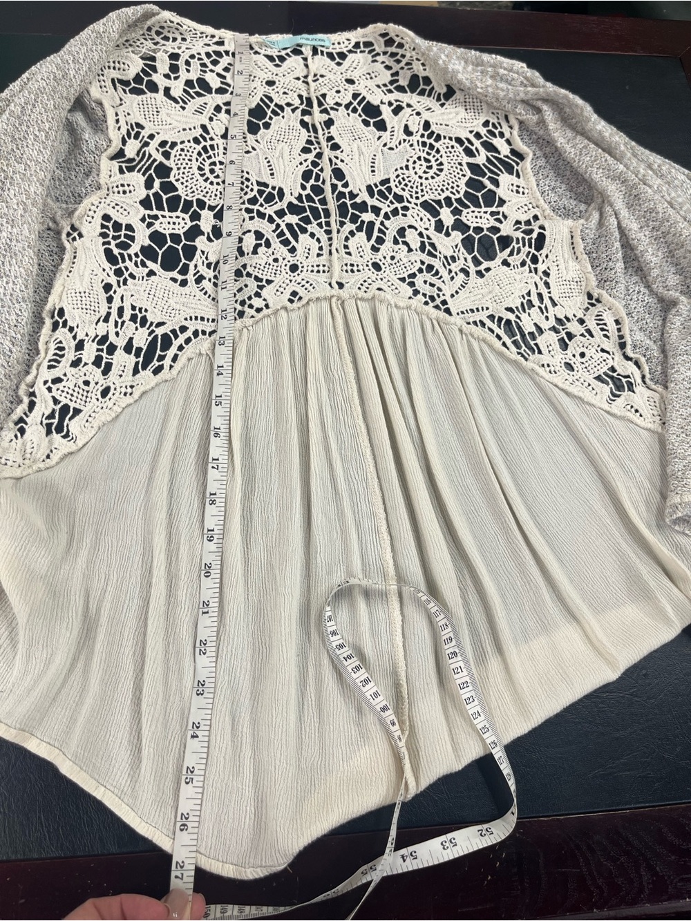🔥Maurices lace-backed cardigan size small - Picture 8 of 8